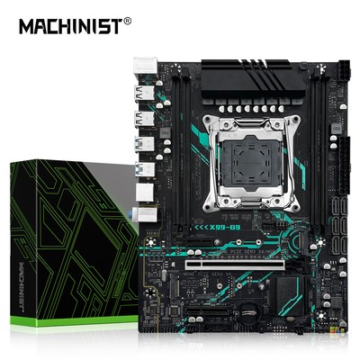 X99 B9 Motherboard LGA 2011-v3 C612 Chipset DDR4 Dual NVMe/SATA M.2 Four Channel
