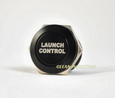 Black 19mm Launch Control Momentary Activation Push Button Anti Lag 2 Step