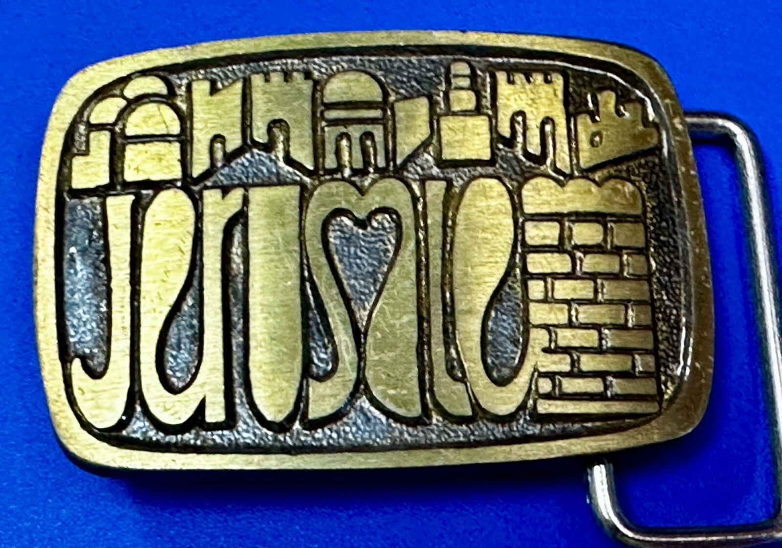 Jerusalem Vintage 1970's Solid Brass Handmade Bel… - image 1