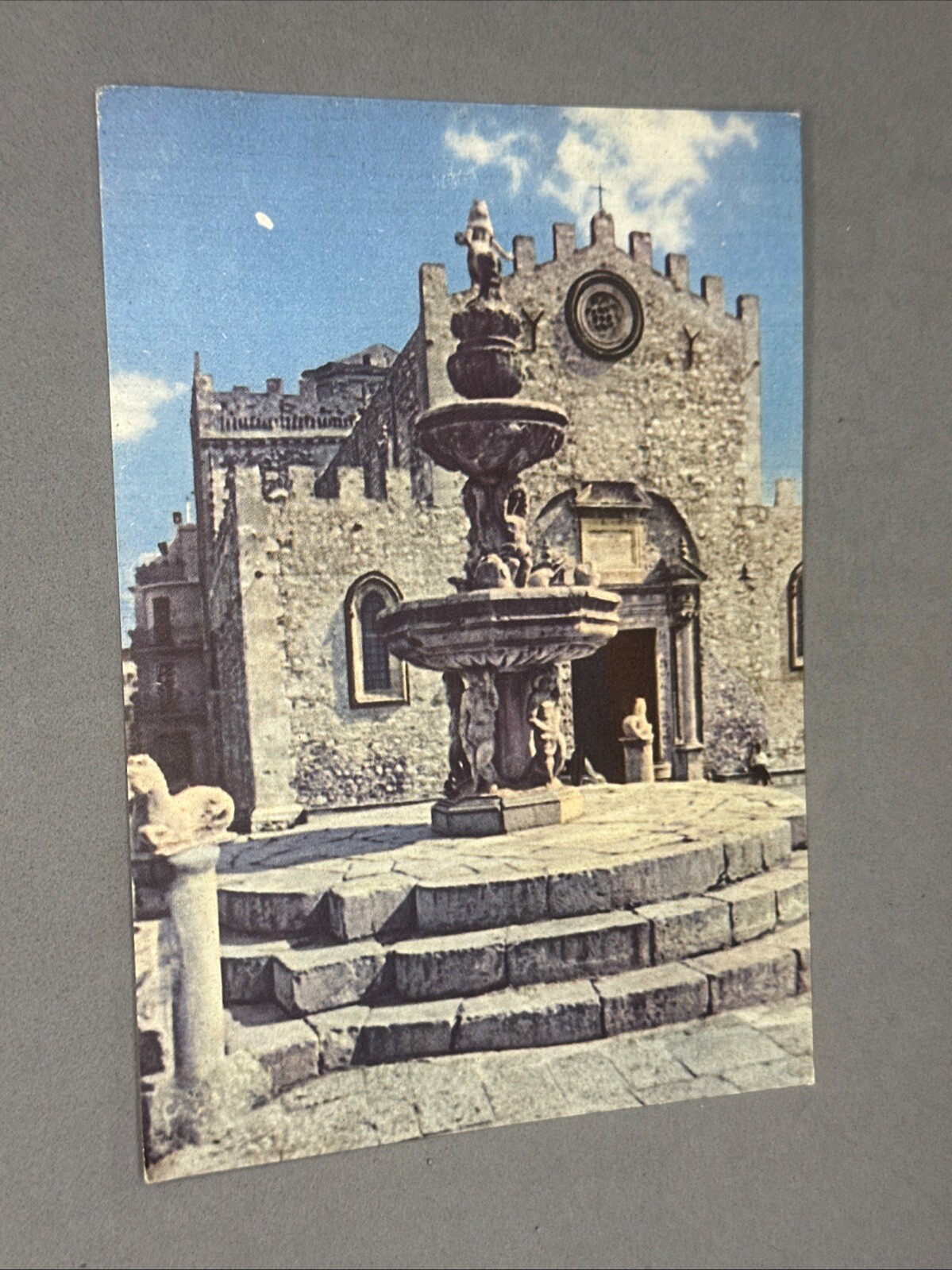 TAORMINA IL DUOMO VIEW Cartolina a Colori