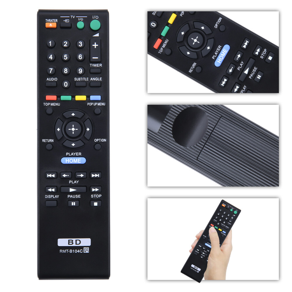 New RMTB104C For Sony BluRay Disc Player Remote Control BDPS185 BDP