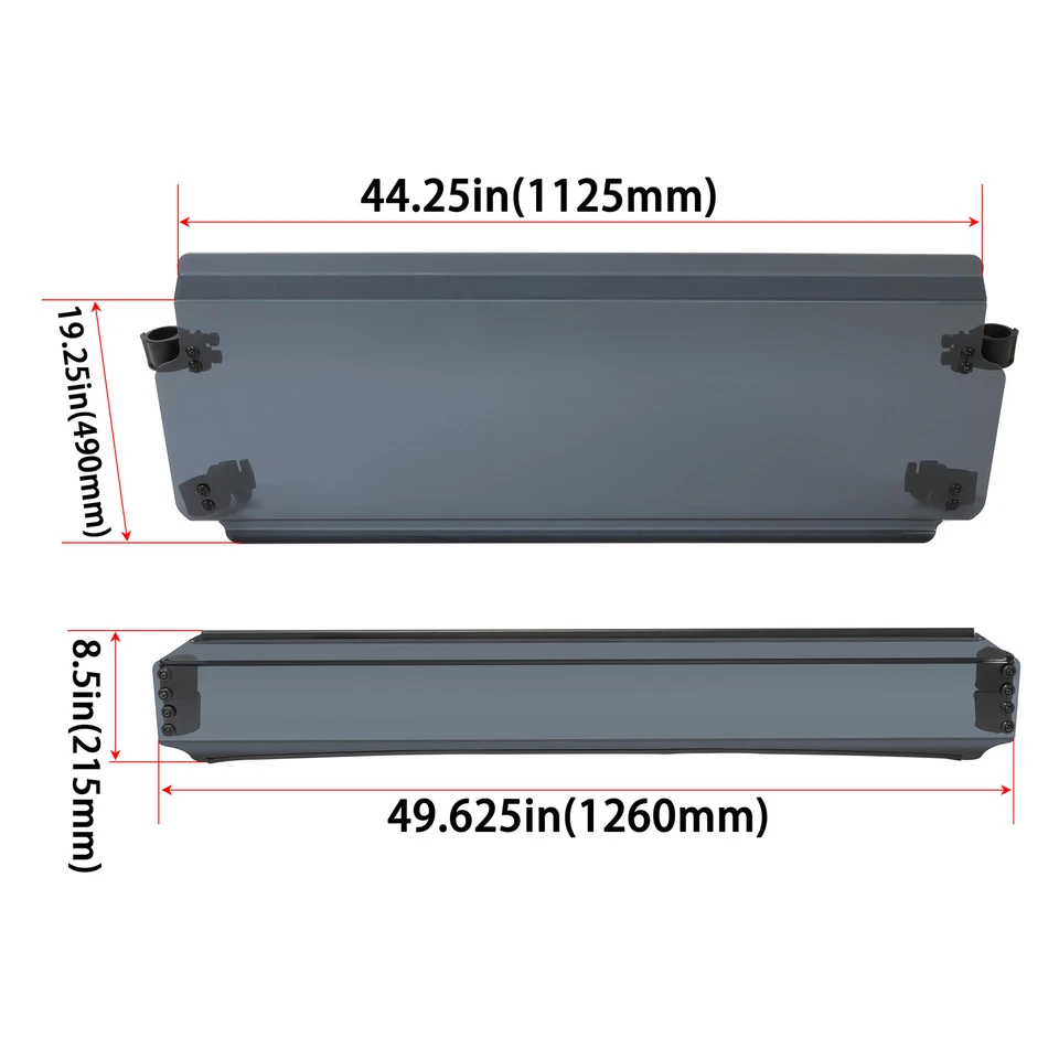 Parabrisas completo para John Deere Gator XUV 550 560 590i/Gator RSX 850i Foto 3 de 4