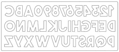Matrice de Découpe Bigz XL 664385 Alphabet Épais de Emily Tootle