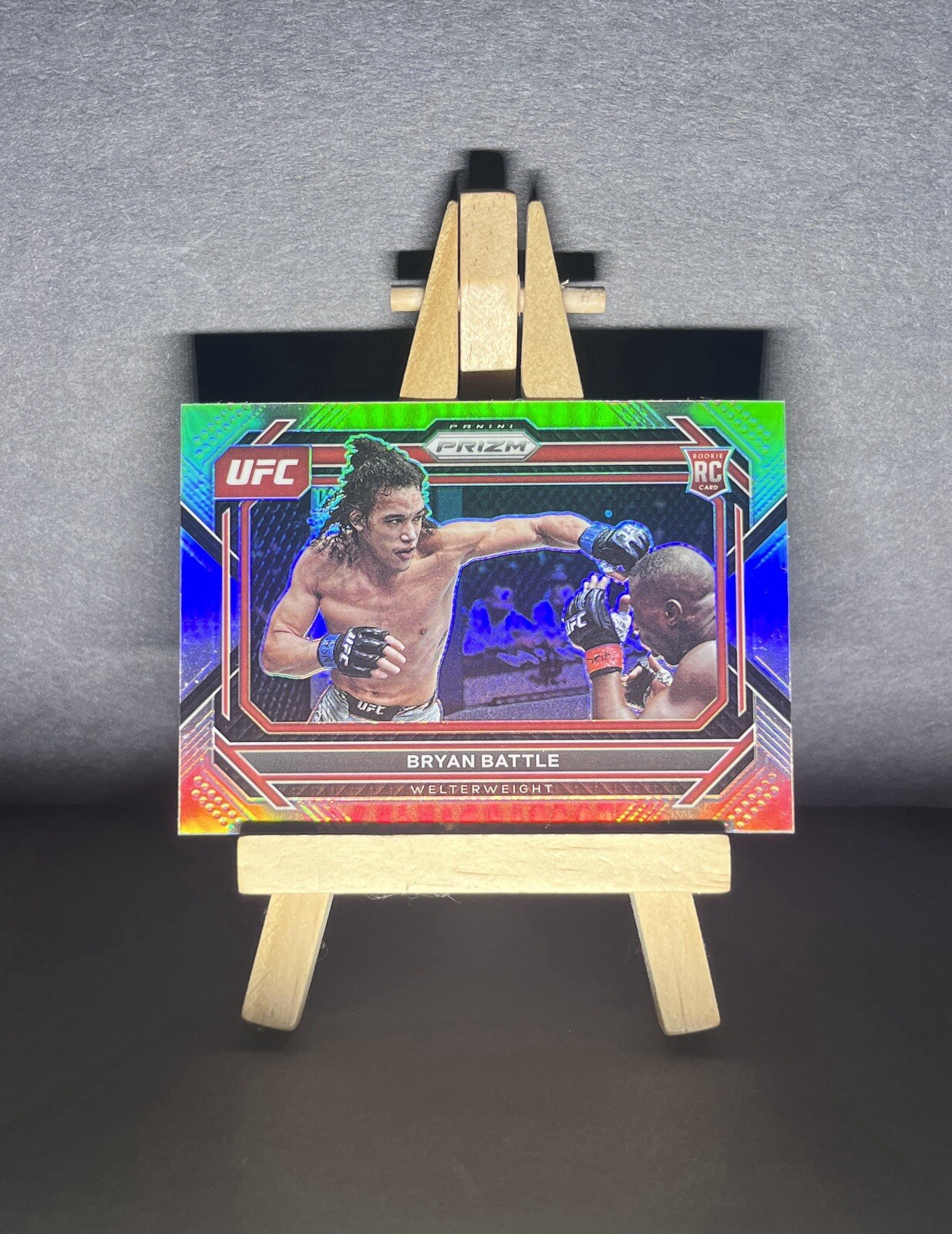 2023 Panini Prizm Silver - UFC Bryan Battle RC #58 holo 💿