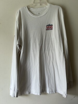 Vans Long Sleeve M White Retro 90s T Shirt | eBay
