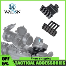 2" 45 Degree Offset Picatinny / Weaver Rail Mount for Iron Sights Laser Optics