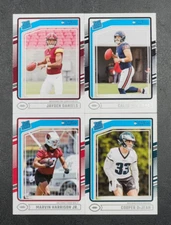 2024 Donruss Football RATED ROOKIE BASE 301-400 You Pick the Card