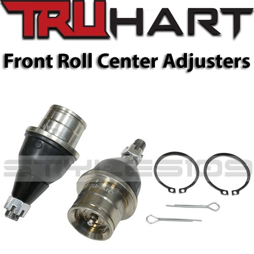TruHart Front Roll Center Adjusters Extended Ball Joints for 350Z Z33