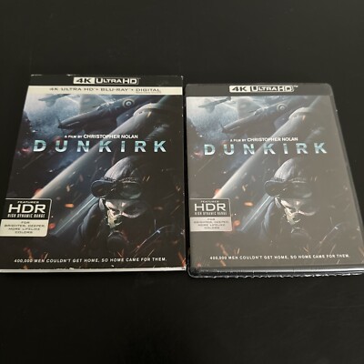 Dunkirk 4K Ultra HD Blu-Ray (3 Disc Set) with Slipcover