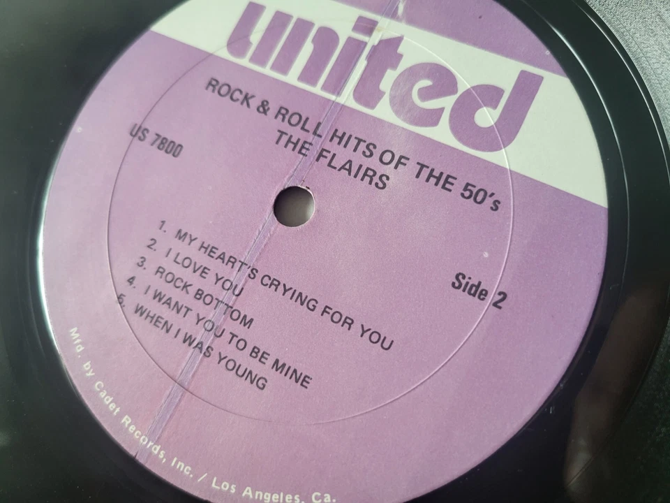 THE FLAIRS - Rock & Roll Hits of the 50's R&B DOO WOP SOUL (Lp) NM- - Image 4 of 4