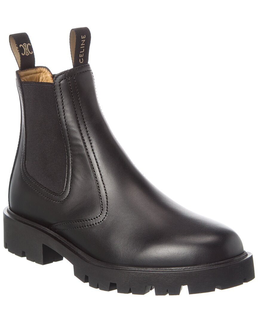 Кожаные ботинки Celine Margaret Женские черные 38 172490₽