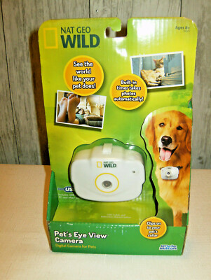 Uncle Milton NAT GEO WILD Pets Eye View Digital Camera For Pets New