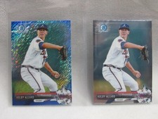 2 - Kolby Allard Cards * 2017 Bowman Chrome Prospects * Blue Refractor & Base