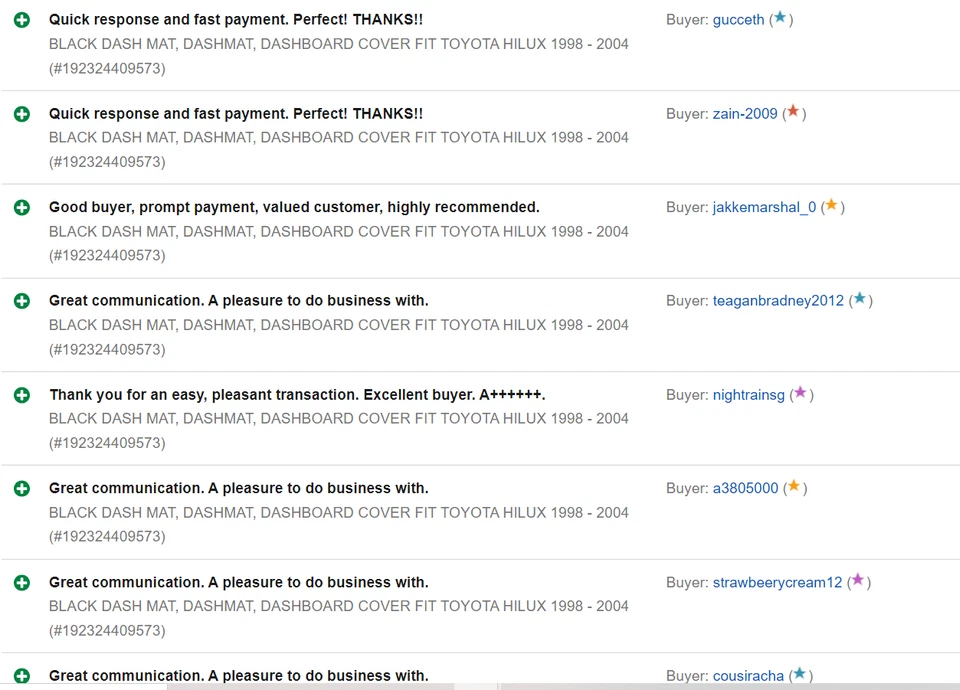 BLACK DASH MAT, DASHMAT, DASHBOARD COVER FIT TOYOTA HILUX 1998 - 2004 RHD - image 2 of 4