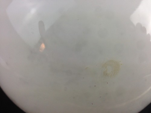 Lámpara de sótano de vidrio lámpara de bola lámpara de exterior diseño años 70 (N.o 2) - Imagen 4 de 7