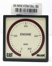 CAT MAK Engine RPM Indicator