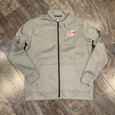 New Mens Carolina Hurricanes Fanatics Authentic Pro Full-Zip Jacket Medium