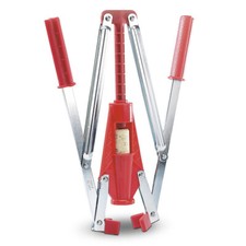 TAPPATRICE  SUGHERO TAPPA BOTTIGLIE VINO A DUE LEVE USO MANUALE IN ACCIAIO 