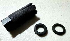 223 Linear Compensator 1/2 x 28 Thread Pitch For .223 .22 w/ Washer Black