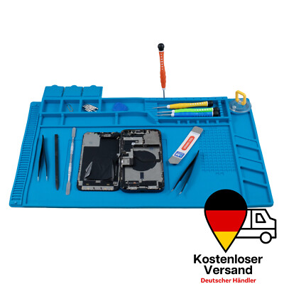 Reparatur- und Lötmatte Silikon - 45 x 30 cm   Silikonmatte Hitzebeständig