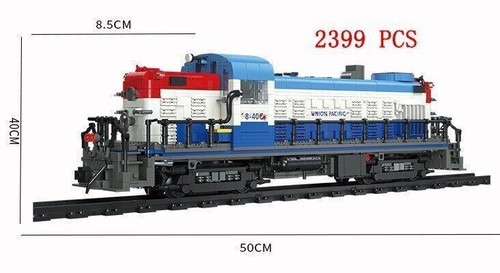 City Steam Train Cargo Railway Station Model MOC Building Blocks Set Bricks Toys - Picture 24 of 51