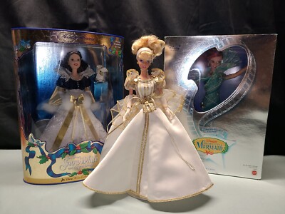 Barbie Cinderella Snow White Ariel Little Mermaid Premiere Winter