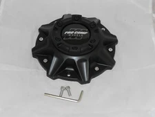 PRO COMP 48 SERIES QUICK 8 FLAT MATTE SATIN BLACK WHEEL RIM CENTER CAP 504256842