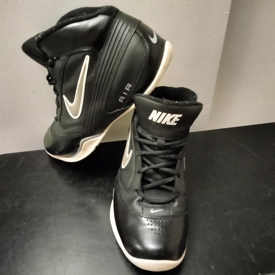 Nike Air Max Wavy Black & Gold Basketball Shoes Men S… Gem