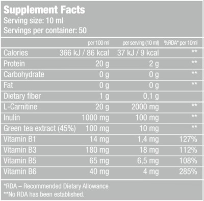biotech l carnitine 100.000 liquid L-Carnitine: An Amino Acid Supplement for Athletes main image 0