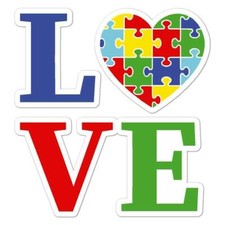 Autism Love Sticker Decal