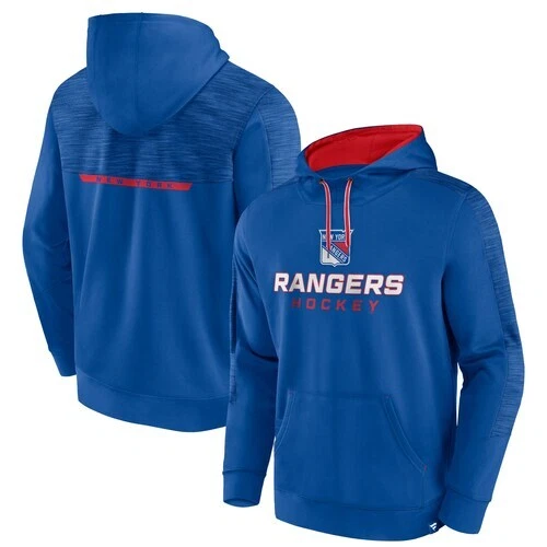 New York Rangers Pullover Fleece Hoodie Mens