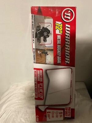 WARRIOR  Sports Deluxe Pro Style Top Shelf  Metal Hockey Goal