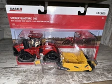 Case IH Steiger 595 Quadtrac with Ashland 2811E Scraper 1/64 Scale Die-cast
