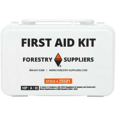 Forestry Suppliers 10-Person Industrial First Aid Kit Class A