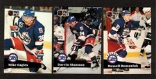  1991-92 Pro Set NHL French Winnipeg Jets 3-card lot