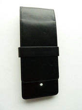 Montblanc Siena Platinum Lederetui für 3 Schreibgeräte  ID 14313