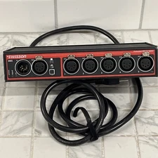 Swisson XSP-5B-US DMX Optical Isolator Splitter & Booster, Box Style, 5-pin