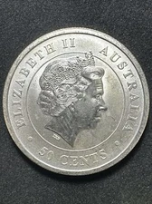 AUSTRALIA 2014   Silver (. 9999 ) Coin (BULLION 0,5 toz) 50 Cents White Shark