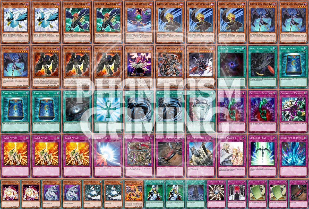 yugioh blackwing deck 2024 Blackwings (Meta/Complete) Deck 2024 - Yu-Gi-Oh! Dueling Nexus