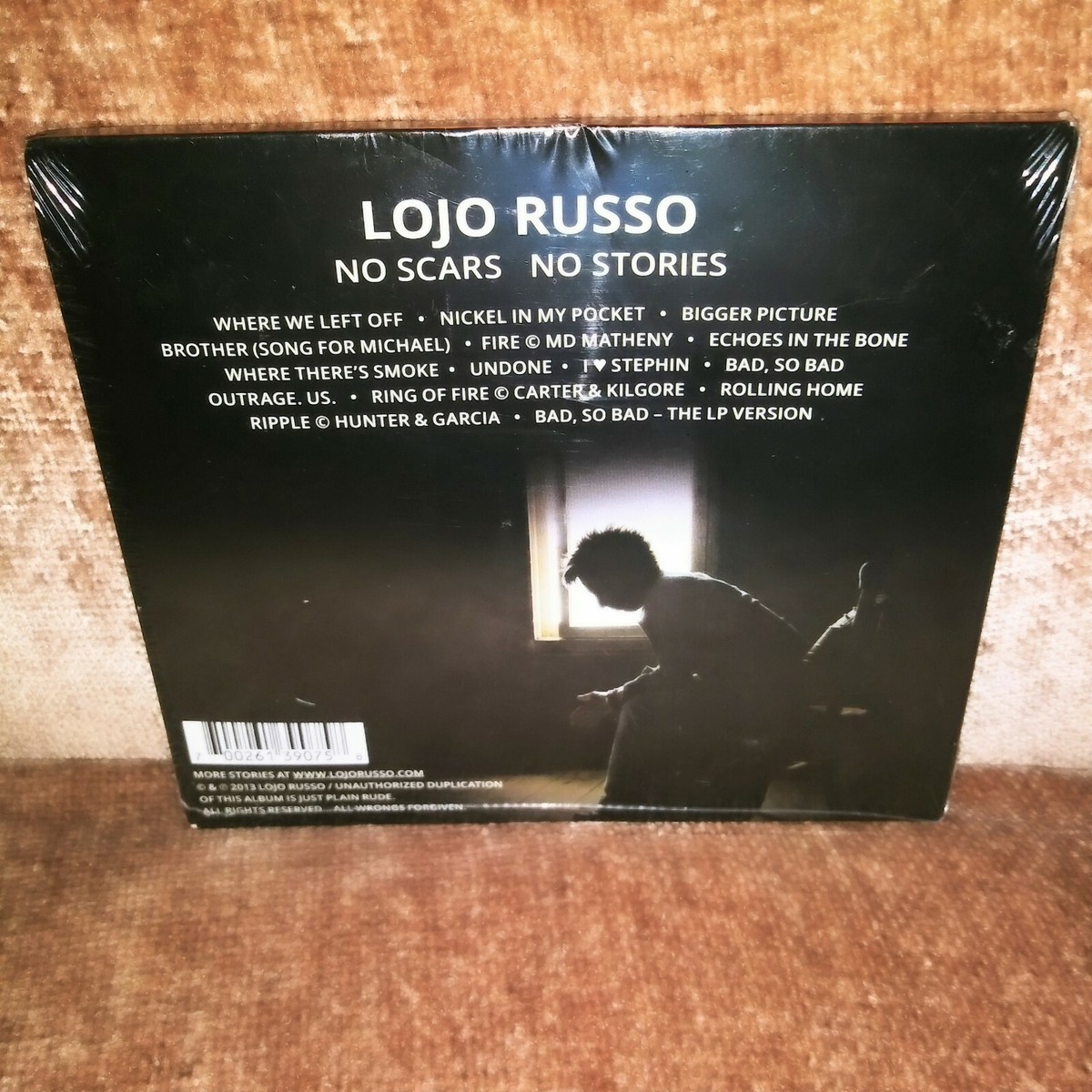 Lojo Russo - No Scars No Stories CD - 15 Songs - SEALED! NEW