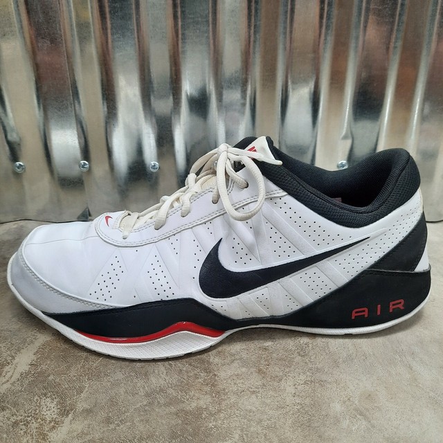 Size 12 - Nike Air Ring Leader Low White Black for sale online | eBay
