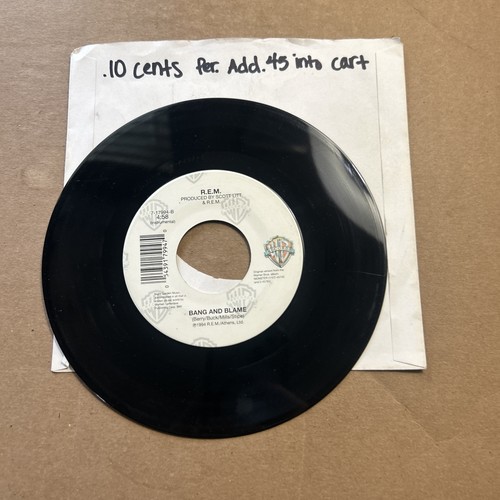 Rem Bang And Blame/Instrumental 1994 Warner Bros 45 - Foto 3 di 4