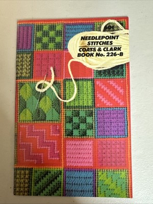 Coats & Clark Vintage 1972 Needlepoint Stitches Book No 226-B