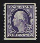 CKStamps: US Stamps Collection Scott#445 3c Washington Mint H OG 24 1/2mm