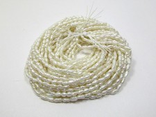 Bulk Lot - Cultured Freshwater Pearl Beads / 8 - 24" strands, Cream color