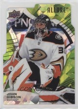 2021-22 Upper Deck Allure Green Rainbow Die-Cut 52/99 John Gibson #20 13j9