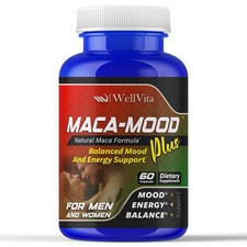 Organic Maca Root Capsules Men Health Enhancement Supplement Advanced Formula 60