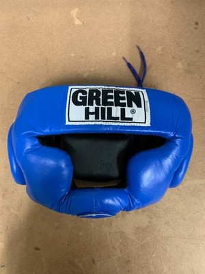 Leder Kopfschutz Training Boxen MMA Muay Thai Kickboxen Größe M Greenhill