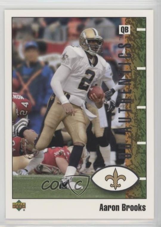 2002 UD Authentics Aaron Brooks #53 0b3