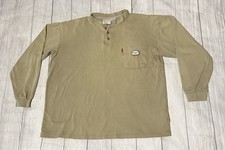 Rasco FR Shirt Mens Flame Fire Resistant Long Sleeve Henley Pocket Work Shirt XL